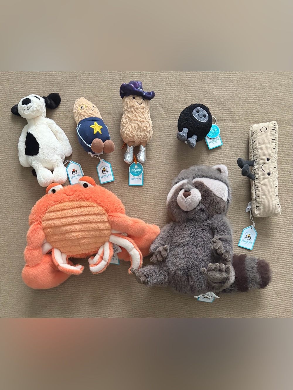 Jellycat animals assorted lot NWT